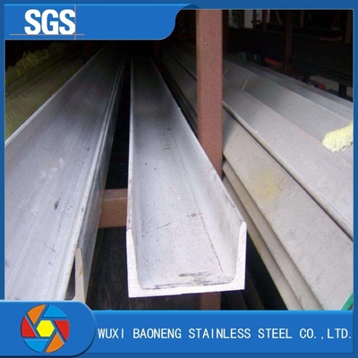 SS304 Stainless Steel Channel Bar 100x50x6mm 6m L Channel