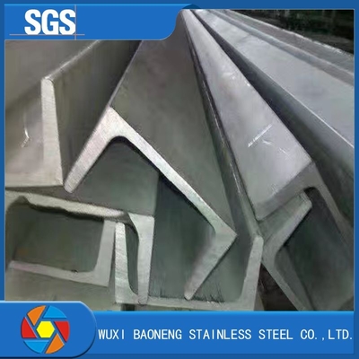 SS304 Stainless Steel Channel Bar 100x50x6mm 6m L Channel