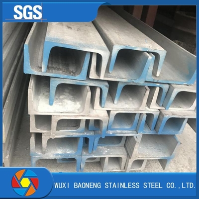 SS304 Stainless Steel Channel Bar 100x50x6mm 6m L Channel