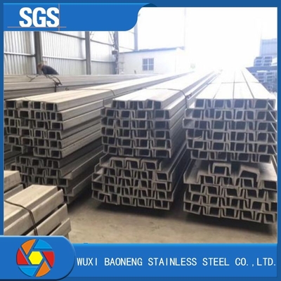 BS Standard 316 U C Stainless Steel C Channel Trim 100x6x50mmx6m