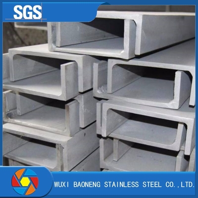 BS Standard 316 U C Stainless Steel C Channel Trim 100x6x50mmx6m