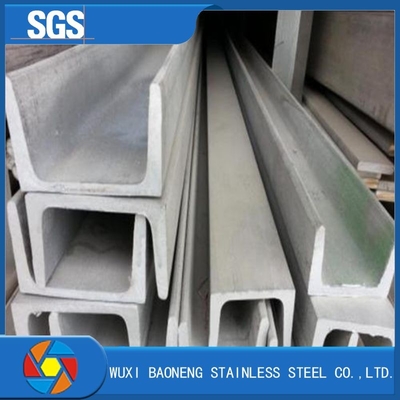 Extrusion Decorative SS C U Profile 201 304 316 Brushed Stainless Steel Channel