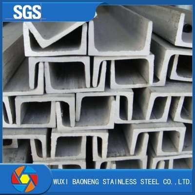 Extrusion Decorative SS C U Profile 201 304 316 Brushed Stainless Steel Channel