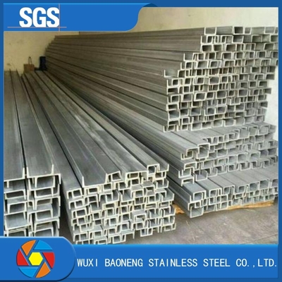 Extrusion Decorative SS C U Profile 201 304 316 Brushed Stainless Steel Channel